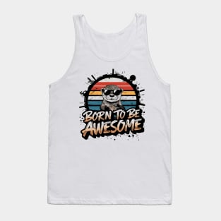 Funny otter Tank Top